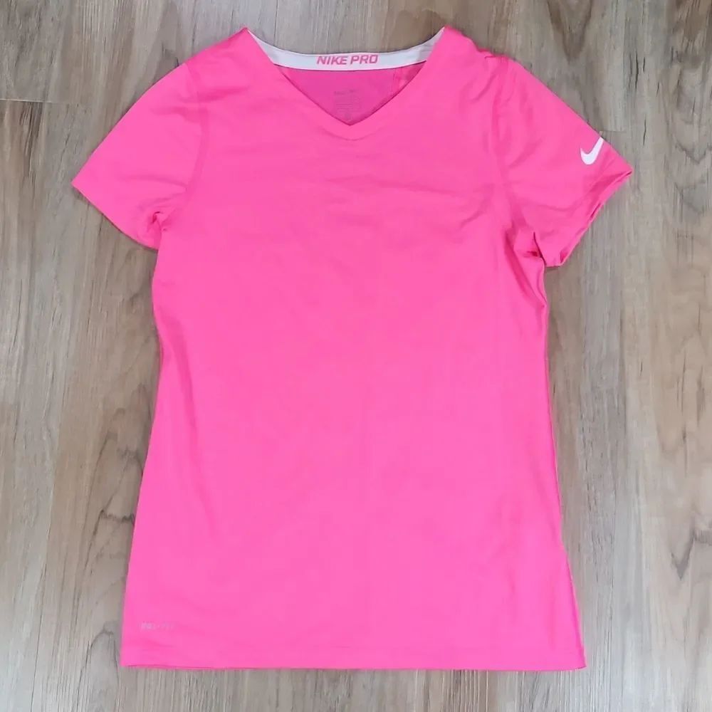 💜Nike Hot Pink Dri-Fit Athletic Short Sleeve Top Youth XLarge